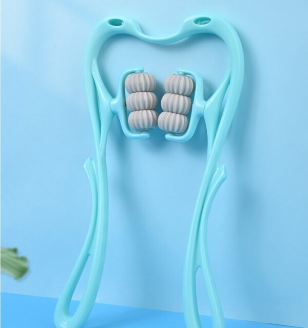 Multifunctional Manual Six-Wheel Neck Massager 6-Roller Cervical Massage Tool - Image 5